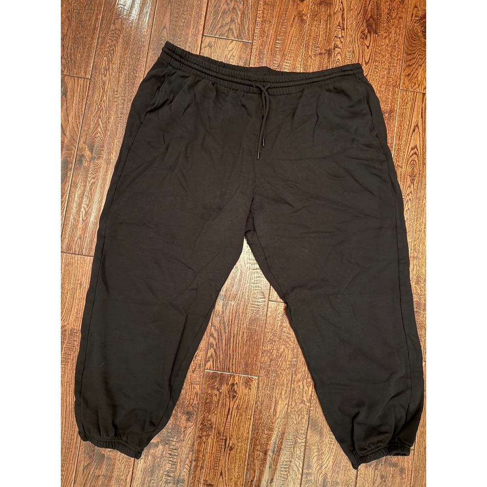 Old Navy SoComfy Black Fleece Jogger Sweatpants Womens XXL Plus Size Drawstring